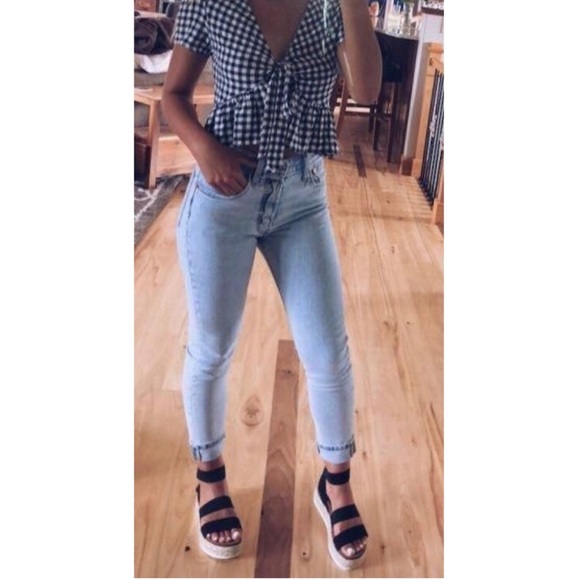 Black Espadrilles Platform Two Strap Sandals Twine - Picture 5 of 8